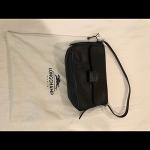 Longchamp Black purse 10x6x3 inched
